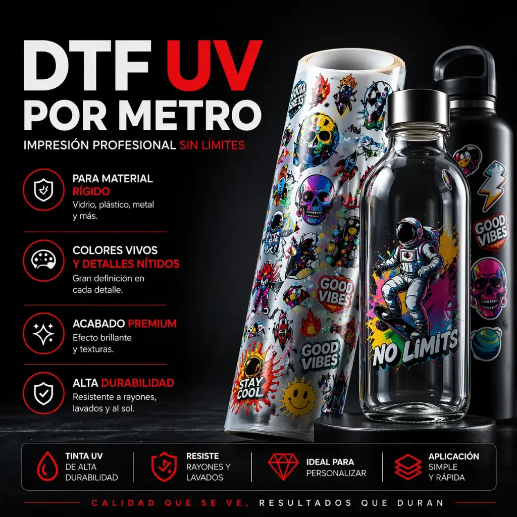 Infografía DTF UV