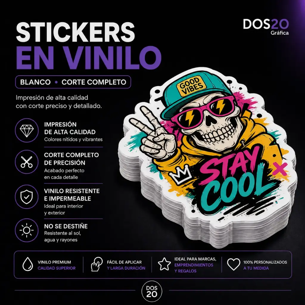 Stickers Premium x 100 Un.
