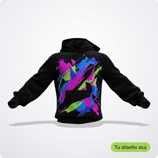 Buzo / Campera Canguro DTF Personalizable (3D)