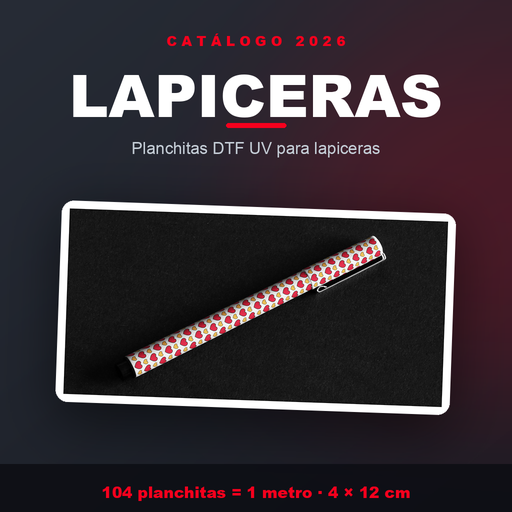 Catálogo Lapiceras DTF UV