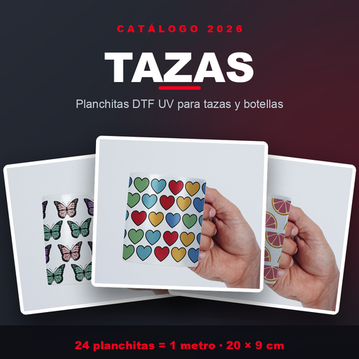 Catálogo Tazas y Botellas DTF UV