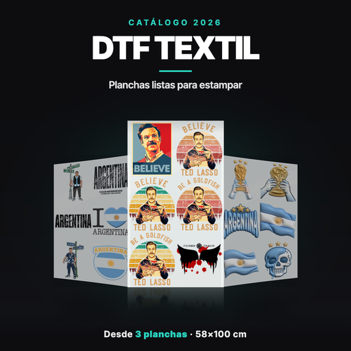 Catálogo Planchas DTF Textil